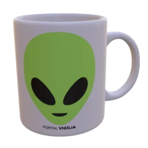 Caneca de Alien Grey - Verde