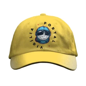 Boné Astronauta avista OVNI na Lua - Cores Aba Reta
