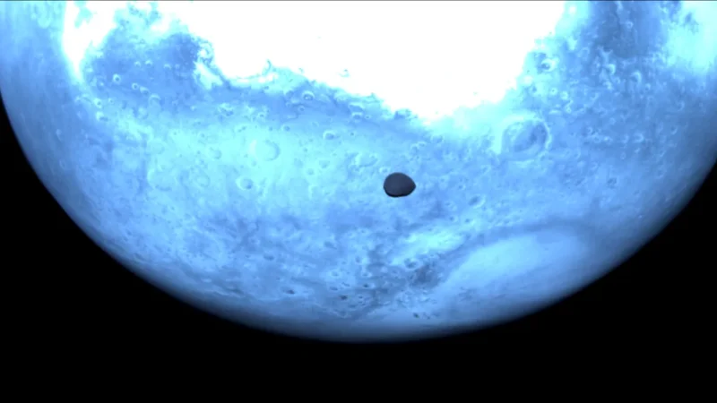 Missão Hera da ESA faz imagens inéditas de Deimos, lua de Marte