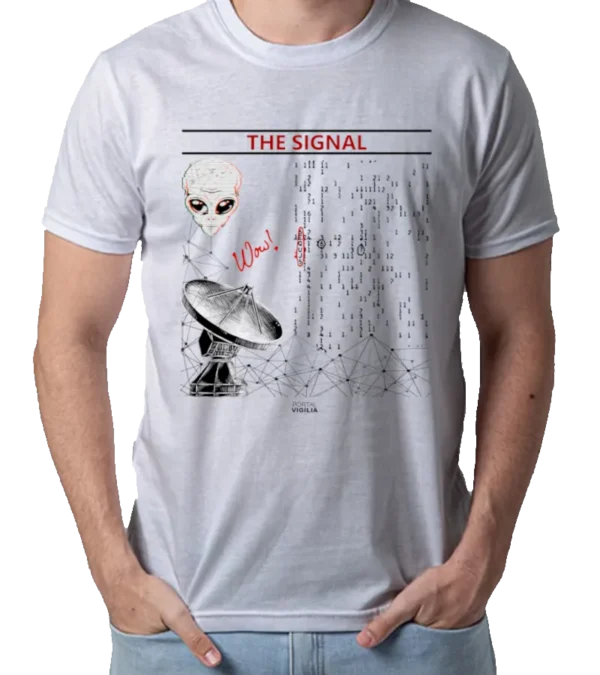 Camiseta The Signal - Sinal Wow - Imagem 2