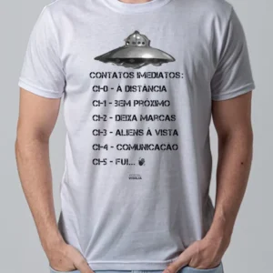 Camiseta Classificação dos Contatos Imediatos - Linha Cores - Algodão