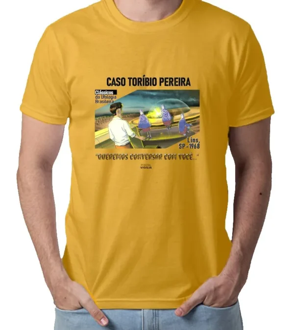 Camiseta UAP - UFO - OVNI - Caso Toríbio Pereira - Imagem 4