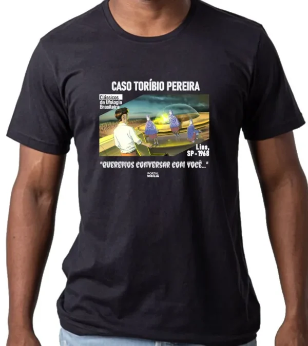 Camiseta UAP - UFO - OVNI - Caso Toríbio Pereira - Imagem 2