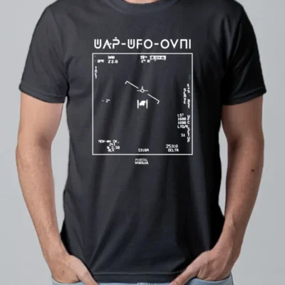 Camiseta UAP - UFO - OVNI - o icônico Gimbal!