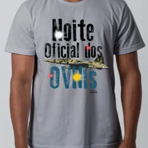 Camiseta Noite Oficial dos OVNIs - Linha Quality Casos Famosos