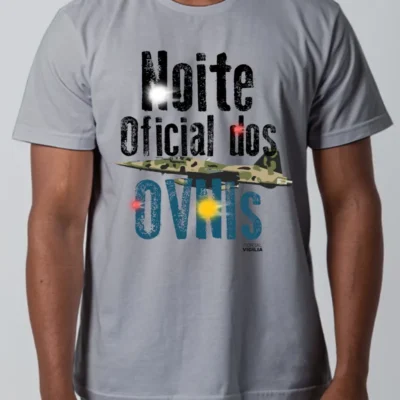 Camiseta Noite Oficial dos OVNIs - Linha Quality Casos Famosos