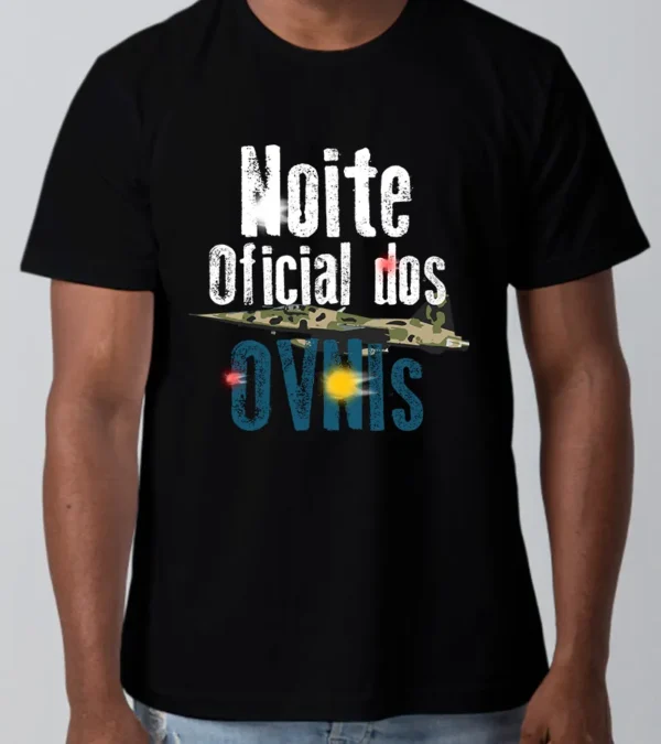 Camiseta Noite Oficial dos OVNIs - Linha Quality Casos Famosos - Imagem 3