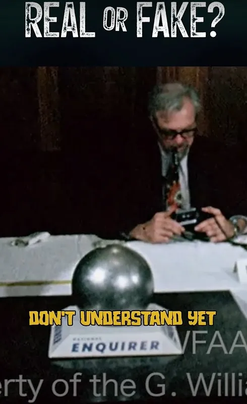 Sai análise de raios-x do misterioso OVNI 'Esfera de Buga'. Mas especialista aponta problemas 6 Dr. Hynek e a esfera dos Betz em evento promovido pelo National Enquirer (Captura de tela/Reprodução: Youtube/Canal The Dark Occult)