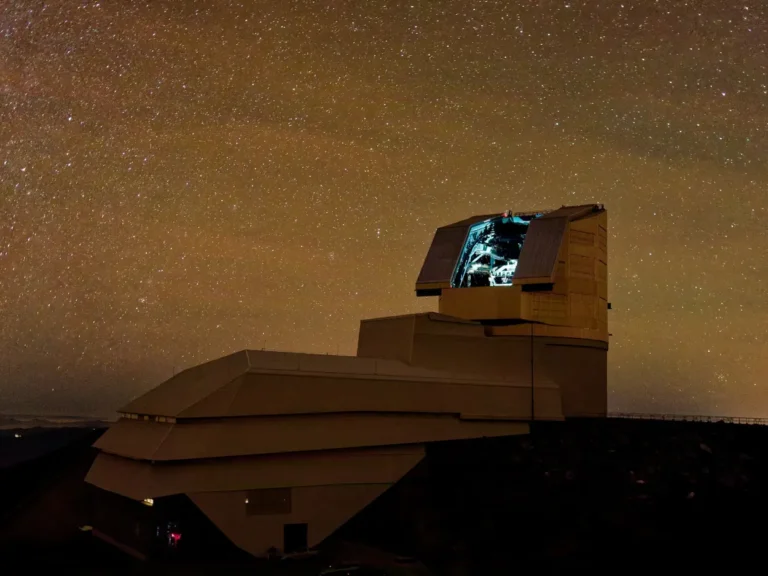 Observatório Vera Rubin - Crédito: RubinObs-NOIRLab-SLAC-DOE-NSF-AURA-W. O'Mullane