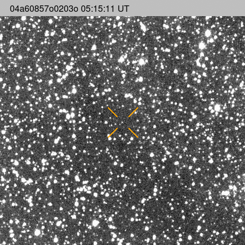 O que já se sabe sobre o novo visitante interestelar 3I/ATLAS (A11pl3Z)? 2 Gif feita a partir das imagens do Asteroid Terrestrial-impact Last Alert System (ATLAS). em 1 de julho de 2025