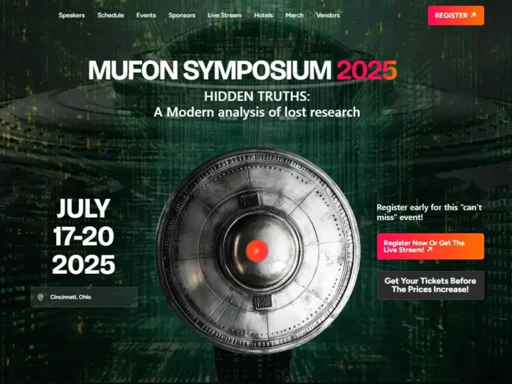 MUFON Symposium 2025 será realizado em Cincinnati, Ohio