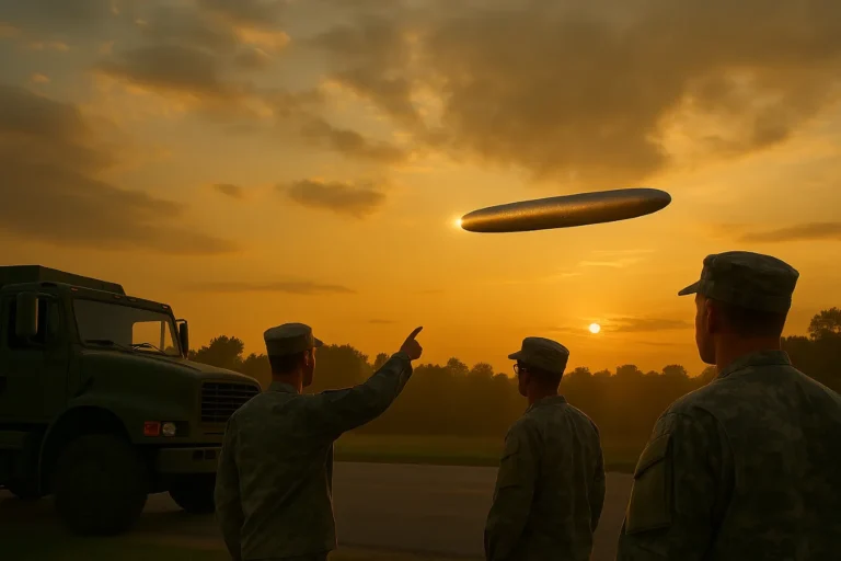 Relatório recém-divulgado detalha avistamento de objeto em forma de charuto por militares na Flórida (Imagem ilustrativa - Copilot)