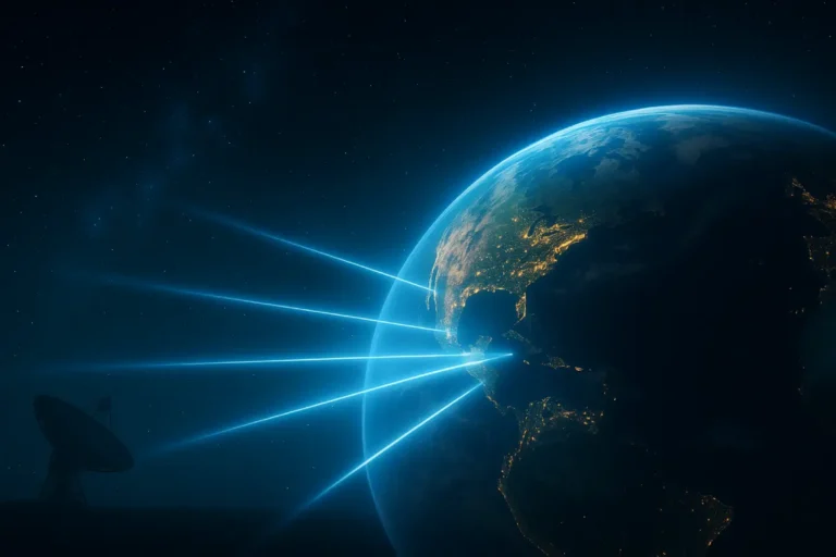 Radares da Terra podem estar entregando nossa localização a alienígenas, dizem cientistas (Iilustração gerada por IA)