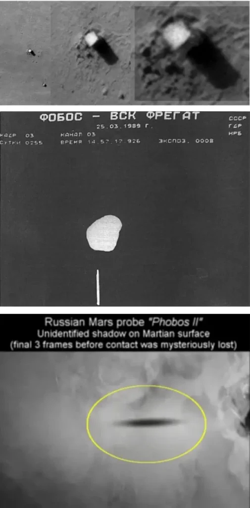 As últimas imagens da sonda Phobos 2 alimentam até hoje especulações sobre seu destino