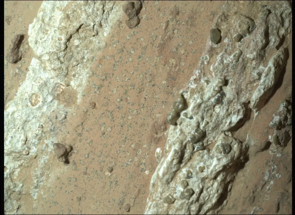 Vida antiga: NASA anuncia descoberta de potencial bioassinatura em Marte 1 Foto PIA26368, feita pelo rover Perseverance, usando o instrumento LEO - sinais de vida antiga em Marte (NASA)