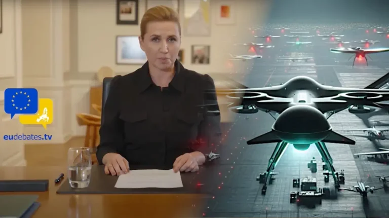 Primeira ministra da Dinamarca, Mette Frederiksen, fez pronunciamento contundente sobre crise dos drones misteriosos