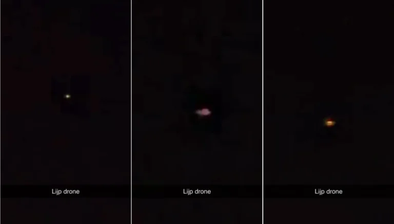 Eles voltaram: vídeo registra presença de um 'drovni' ou drone misterioso sobre o aeroporto de Eindhoven, na Holanda (Fonte - X.com - @Nexus_osintx)