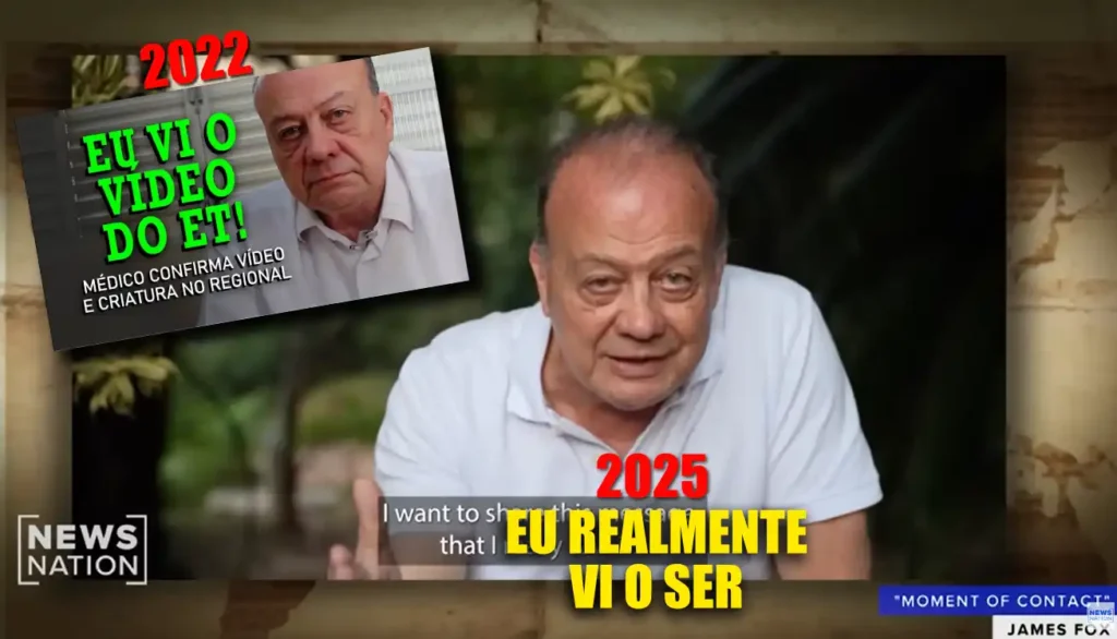 Confissão de médico reorganiza tabuleiro e intensifica debate sobre Caso Varginha 2 Neurocirurgião Ítalo Venturelli muda testemunho e faz afirmação bombástica de contato com ET de Varginha (montagem: Canal João Marcelo/Reprodução YT NewsNation)