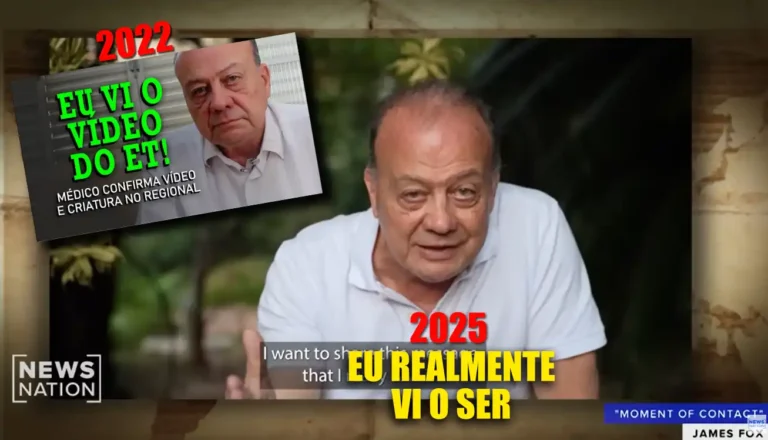 Neurocirurgião Ítalo Venturelli muda testemunho e faz afirmação bombástica de contato com ET de Varginha (montagem: Canal João Marcelo/Reprodução YT NewsNation)