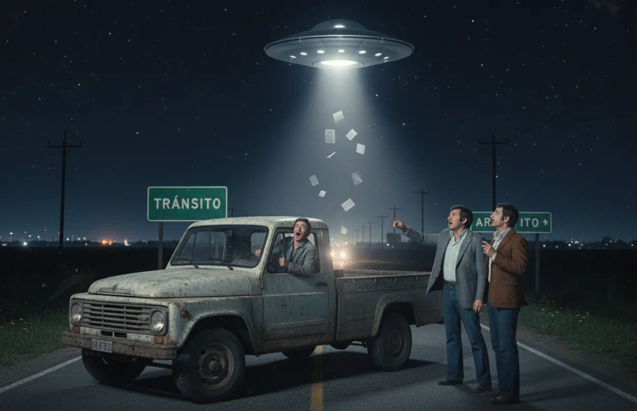 Desclassificação trata de “teletransporte em massa” por OVNI na Rota 19, na Argentina