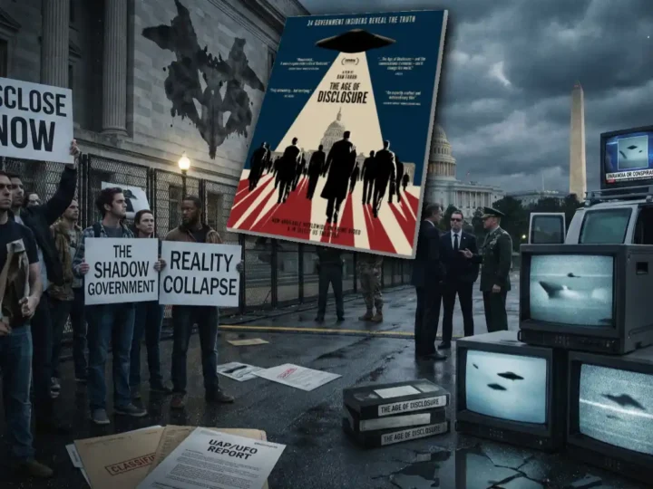 ‘The Age of Disclosure’: O problema não está nos aliens, mas no colapso da realidade em Washington