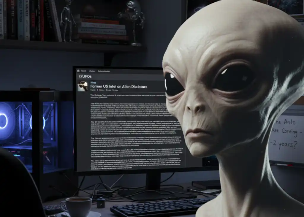 Relato de suposta denunciante sobre alienígenas viraliza no Reddit