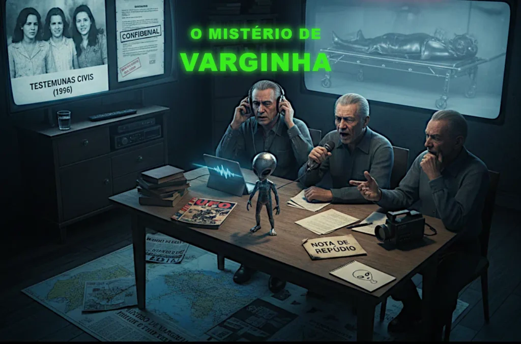 Documentário sobre Varginha abala pilares militares e expõe suspeitas de fraudes (ilustração com auxílio de IA)