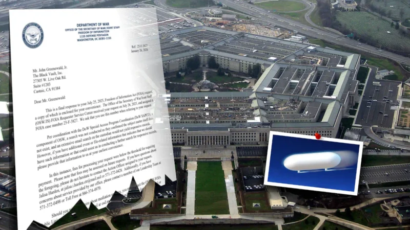 Pentágono recusa busca por Immaculate Constellation, suposto programa para OVNIs 2 Pentágono recusa busca por Immaculate Constellation, suposto programa para OVNIs