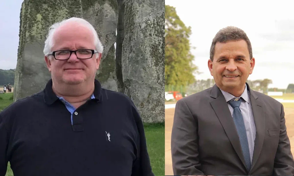 Ademar J. Gevaerd (à esquerda) e Urandir Fernandes Oliveira (à direita) - batalhas na imprensa e na Justiça