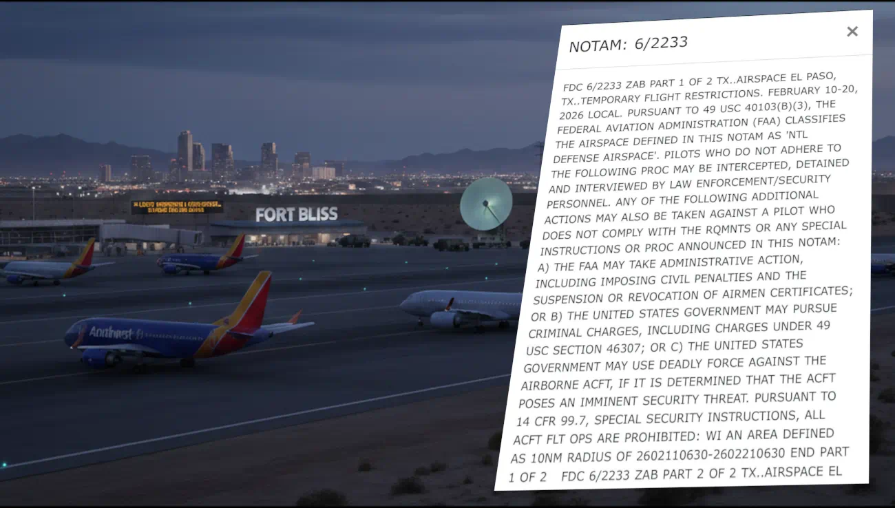 Drones de cartéis, testes militares ou OVNIs: o mistério do fechamento aéreo de El Paso