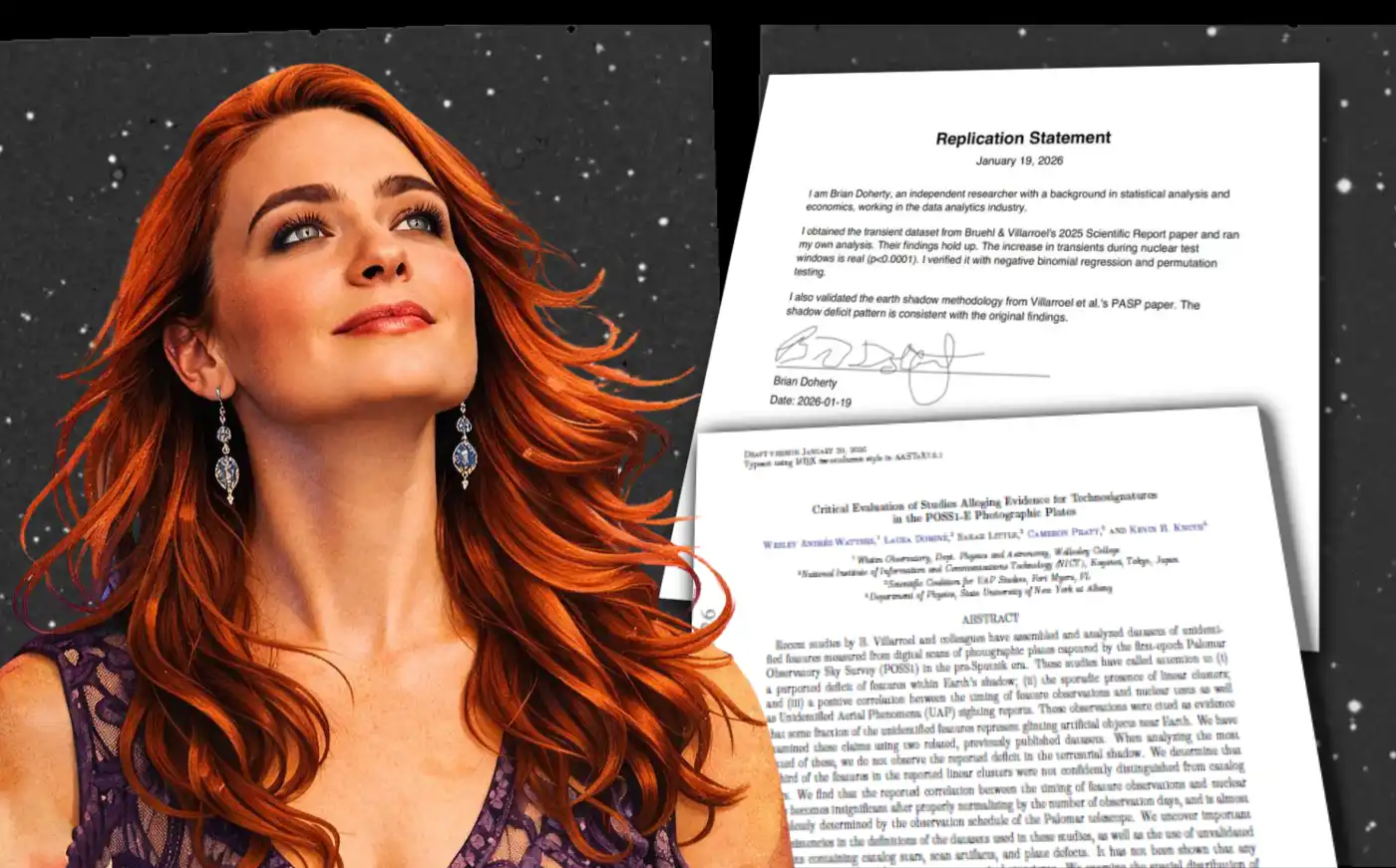 Estudo de Beatriz Villarroel sobre anomalias espaciais gera debate científico intenso