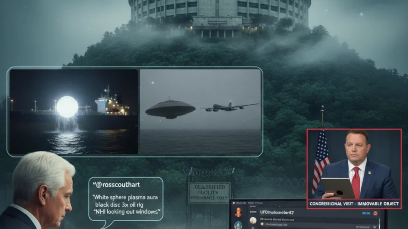 Deputado Burlison, dos EUA, investiga “OVNI gigante” enquanto Coulthart promete novas revelações