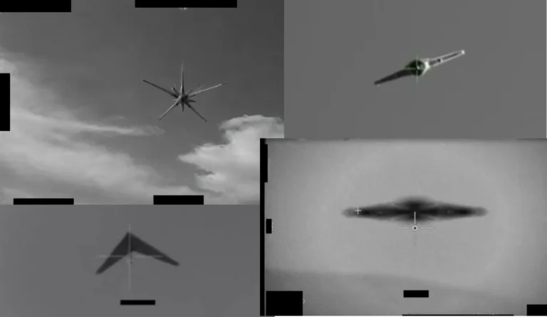 Seriam essas realmente imagens vazadas do suposto programa Immaculate Constellation, de resgate de UAPs (fonte: Strange Mysteries/Youtube)