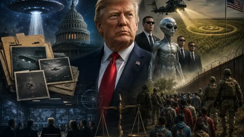 Trump usa o tema extraterrestre contra os imigrantes nos EUA 1 Trump usa o tema extraterrestre contra os imigrantes nos EUA