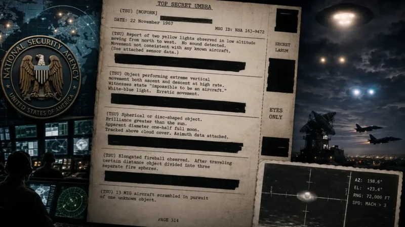 NSA libera centenas de documentos ultrassecretos sobre fenômenos anômalos