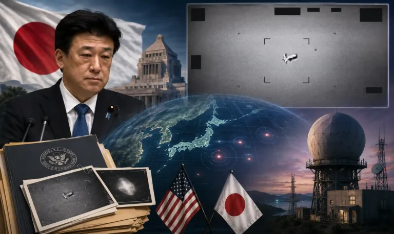 Porta-voz do governo japonês e Secretário-Chefe do Gabinete, Minoru Kihara, confirmou publicamente que Tóquio está analisando o material fornecido pelo Departamento de Defesa dos EUA