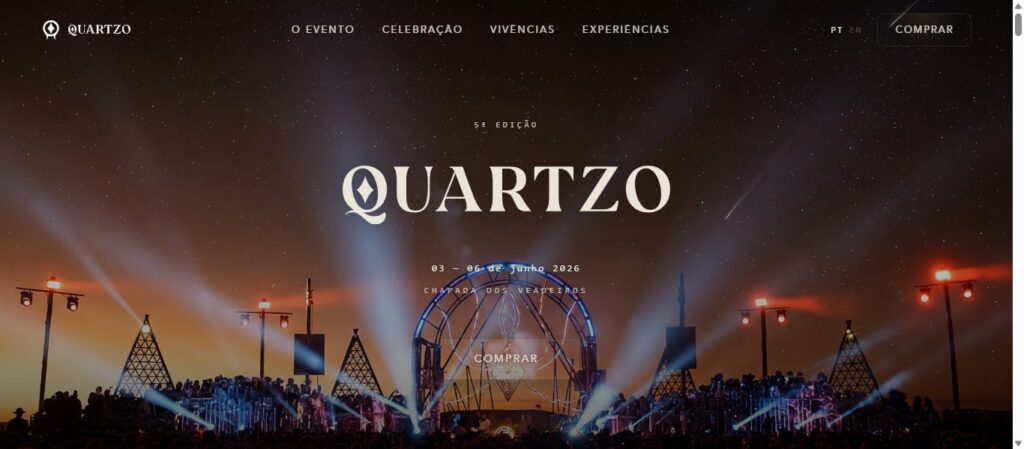 O que é o 'OVNI' filmado na Chapada dos Veadeiros, em Goiás, em 3 de junho? 5 Sounds of Quartzo acontece anualmente na Chapada dos Veadeiros, no Alto Paraíso de Goiás, desde 2022 (Reprodução)