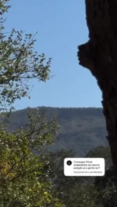 O que é o 'OVNI' filmado na Chapada dos Veadeiros, em Goiás, em 3 de junho? 4 Em resposta ao Portal Vigília, a autora filmou durante o dia (reprodução Instagram/@Leleetb)