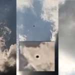 Objeto registrado pelo engenheiro Wagner Vital durante quase dez minutos descreveu uma trajetória errática sobre sua residência (imagens Wagner Vital)