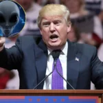 Presidente Donald Trump vai admitir origem não humana de UAPs? É o que garante o cineasta Mark Christopher Lee... ou não. (montagem sobre foto de Gage Skidmore, Wikimedia)