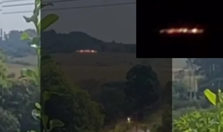 Investigação traz novos dados sobre luzes registradas por moradora em Guaranésia, Minas Gerais (reprodução)