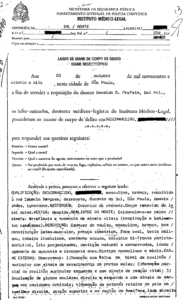 Caso Billings-Guarapiranga: a mutilação humana que até hoje divide a Ufologia 6 Primeira parte do Laudo 645/88, que foi um dos responsáveis por fortalecer a teoria da mutilação por extraterrestres (Reprodução/Internet)