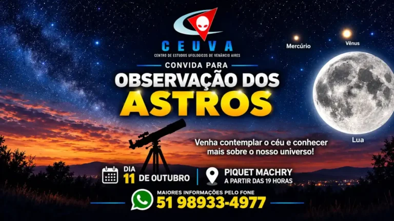 Observacao dos Astros sob a Lua