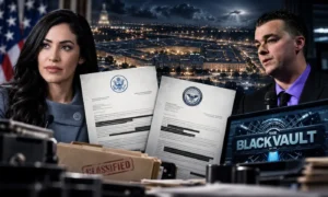 Editor do The Black Vault mostra que transparência da iniciativa PURSUE não é tão transparente assim (montagem por IA)